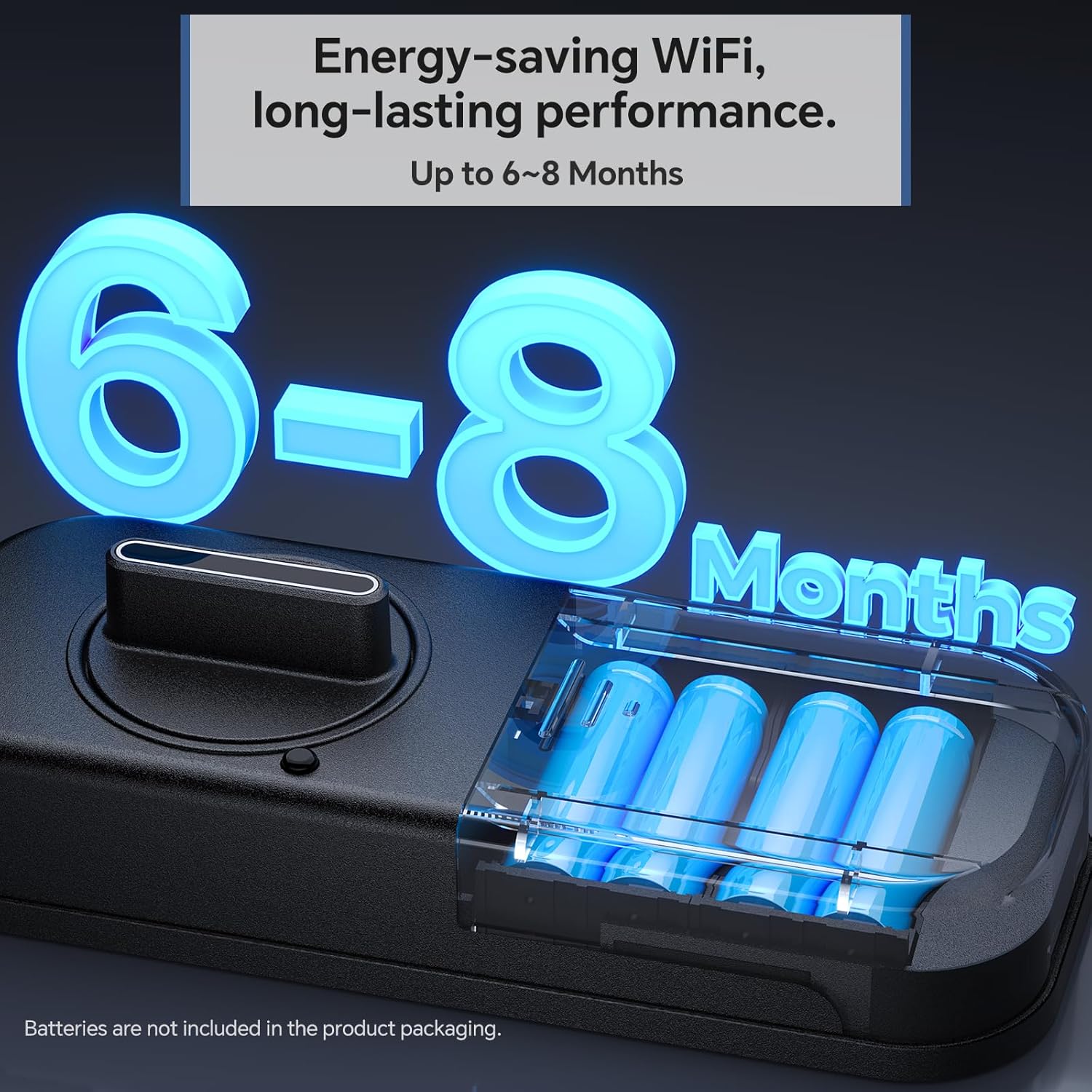 Smart Lock with Built-in Wi-Fi App Remote Control, OKIBB Fingerprint Door Lock with Doorbell, Keyles Entry Door Lock with Emergency Power Supports Alexa IP54 Waterproof ANSI Grade 3 - Image 7